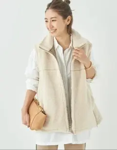((新品未使用))Plage プラージュ リバーシブルベスト 38