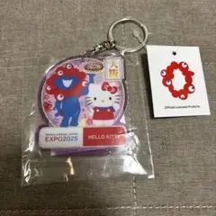 大阪万博　EXPO2025 ミャクミャク　キティ アクリルキーホルダー 新品