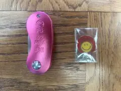 PEARLY GATES パーリーゲイツ　グリーンフォーク　マーカー１個　ピンク