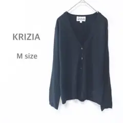 BASIC by KRIZIA クリツィア　ニットカーディガン　ブラック　M
