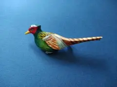 木製ブローチ レトロ