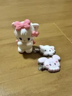 mikko ムース キャミー フィギュア ヘアクリップ ガチャガチャ