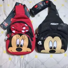 ミニーマウスとミッキーマウス バッグ