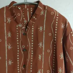 シフォン　半袖シャツ