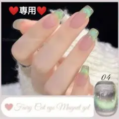 つぅ様専用♡*✧Fairy Cat eye✧*マグネットジェルネイル✧✧04✧