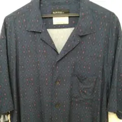 ユナイテッドアローズ　GLR 　ネイビー 半袖シャツ　XL