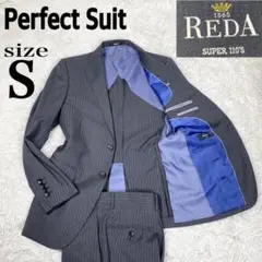 美品　P.S.FA グレー　レダ生地　ストライプ　サイズY4(S)