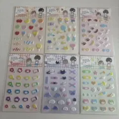 ぬい活 ぬいぐるみ 小物 デコ フェルトシール 6種セット