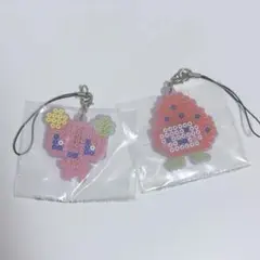 たまごっち 一番くじ F賞 きらきらラバーチャーム いちごっち ふらわっち
