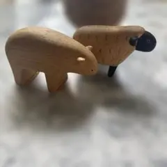 T-Lab.しろくまとひつじの置き物