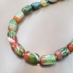 孔雀瑪瑙ネックレス新品