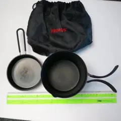 アウトドア鍋、フライパンセット中古プリムス