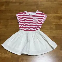 Orange hakka 半袖ワンピース 80