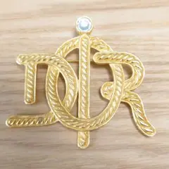 Dior ディオール ロゴブローチ