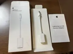 純正Apple Lightning to USB Camera Adapter