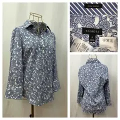 TALBOTS 総柄 シャツブラウス サイズ4