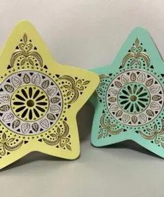 カルディ 星　空缶　2種