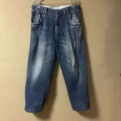 AIR JORDAN フェード加工デニムパンツ