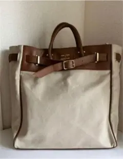 YOUNGu0026OLSEN×FRAMeWORK別注 キャンバスコンビ ブラウン