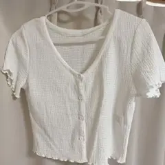 GU 半袖　カーディガン　ボレロ
