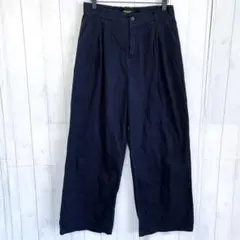 ハートマーケット 綿100％ ワイドパンツ (L) ポケット カジュアル