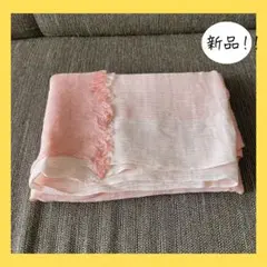 シフォンストール 大判 柔らかいUVカット＆冷房対策 オレンジ