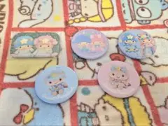 サンリオ　キキララ　ピューロランド　缶バッジ　セット