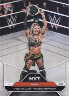 2025 TOPPS NOW WWE Giulia 7 ジュリア