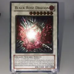ブラックローズ・ドラゴン　英語　レリーフ