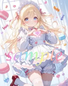 c367 美少女 かわいい イラスト 下着 コスプレ セクシー A4ポスター