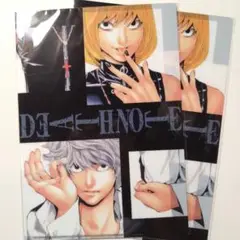 DEATH NOTE　メロ　ニア　クリアファイル　2枚セット