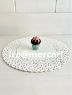 フェーブ　カップケーキ　フェーヴ　お菓子　ミニチュア陶器　フランス製