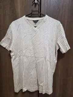 ポールスミス Tシャツ ストライプ Lサイズ メンズ タイト