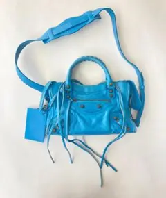 美品【BALENCIAGA バレンシアガ】2WAY 美しいカラーCITY シティ