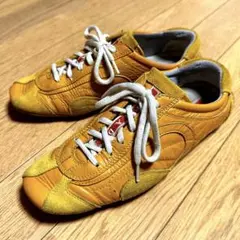 PRADA プラダ イタリア製 ドライビングシューズ エナメル 黄色 22.5