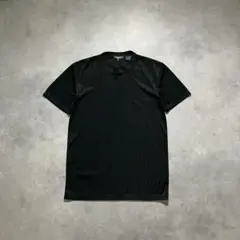 00s black polyester normcore mode tee