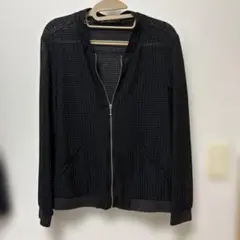 ZARA BASIC メッシュジャケット Mサイズ　ブラック