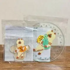 カプくじ スイミン×アイルー コースター&アクスタ