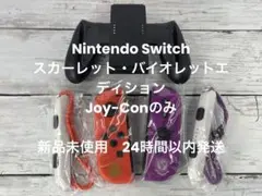 ニンテンドー スイッチ ジョイコン ストラップ スカーレット バイオレット