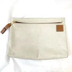 ロエベ LOEWE クラッチバッグ セカンドバッグ アナグラム キャンバス