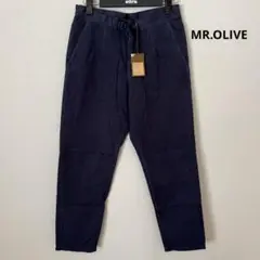 MR.OLIVE コットン　ネイビー　パンツ　新品