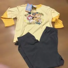 PAW PATROL パジャマ 120cm イエロー/グレー　長袖　薄手
