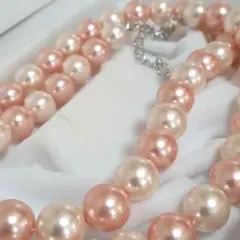 5358★超ロング高品質60〜65㎝ネックレス★艶貝真珠シェルパール