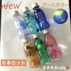 ꫛꫀꪝ 136 即購入可　知育玩具　センサリーボトル　アースカラー　６本