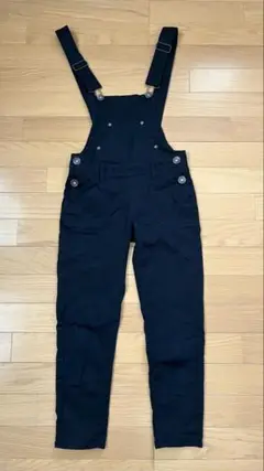 オーバーオール　ブラック　キッズ