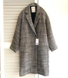 Check W Coat チェックダブルコート L'Appartement