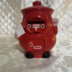 郵便ポストの貯金箱　　赤