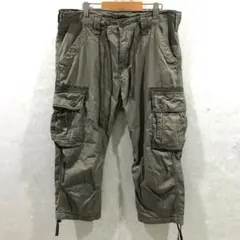 ALPHA INDUSTRIES クロップド カーゴパンツ ミリタリーパンツ M