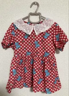 スイマー　クマ　襟付きシャツ