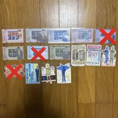 名探偵コナン　モバイルステッカー　コナン　新一　小五郎　哀　諸伏　大和　キッド
